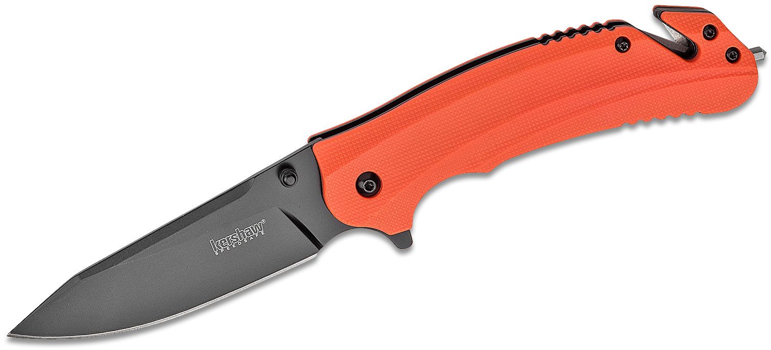 Kershaw 8650 Barricade Assisted Flipper 3.5 Black Clip Point