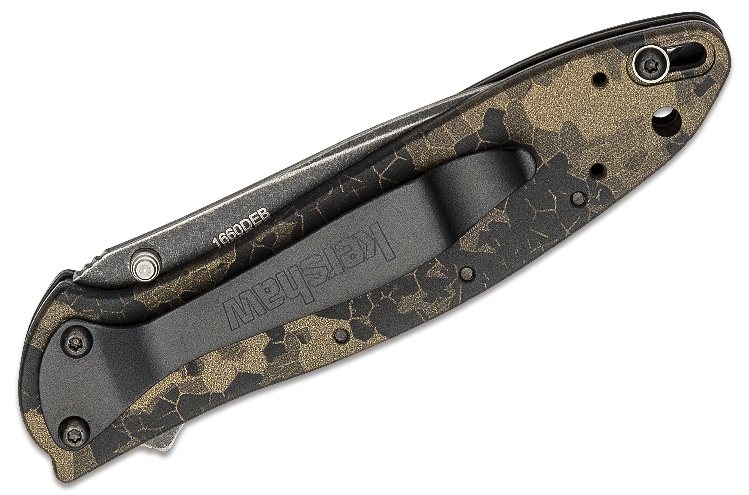 Kershaw 1660DEB Ken Onion Leek Assisted Flipper Knife 3