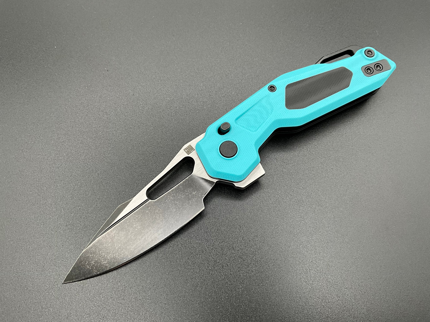 Ketuo Knife David Jin Mini Griffin Button Lock Flipper Knife 2.91 ...