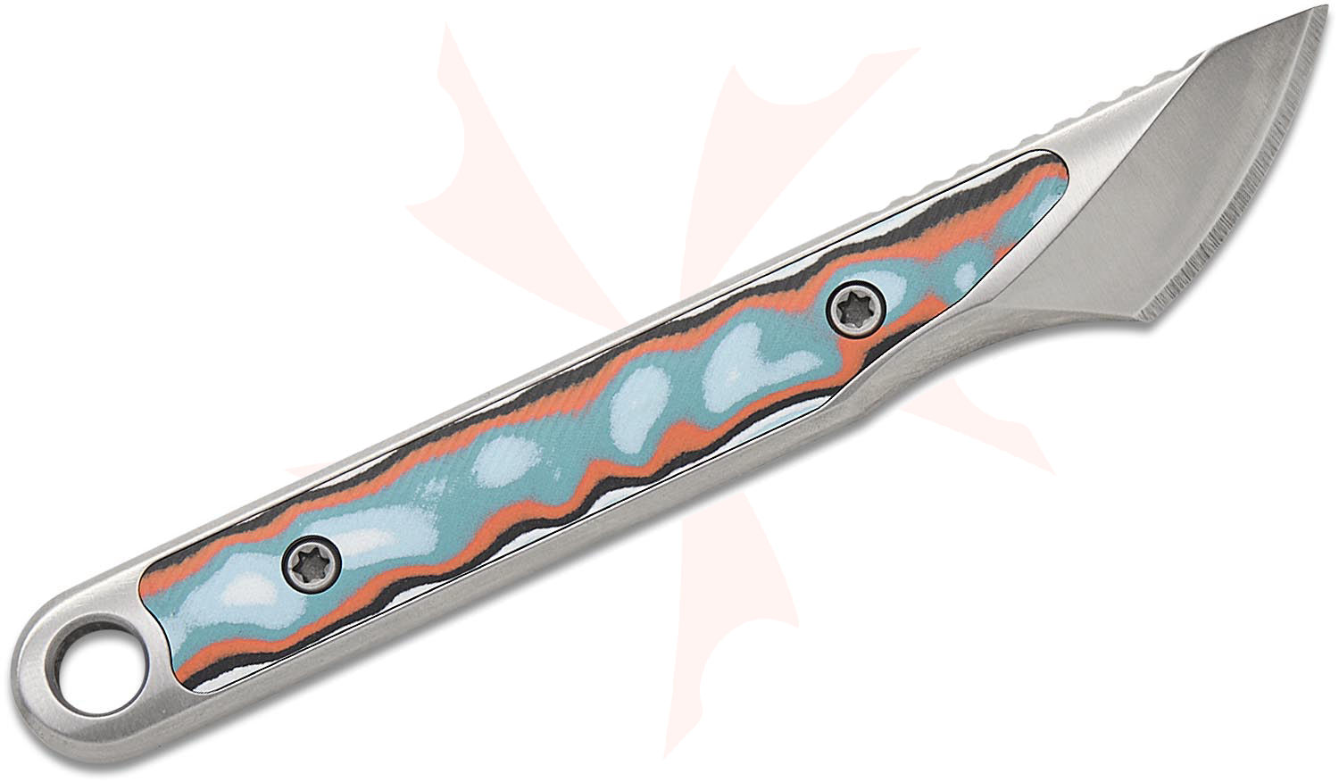 Kizer Cutlery Zach Severn Cannoli Fixed Blade Keyring Neck Knife 1