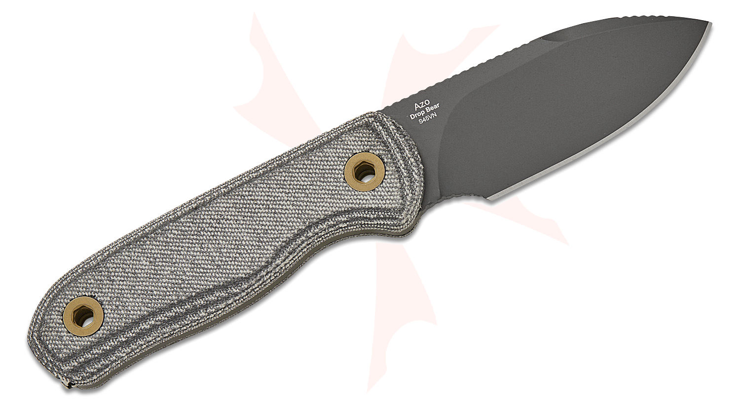 Kizer Cutlery 1094A4 Azo Drop Bear Fixed Blade Knife 2.6