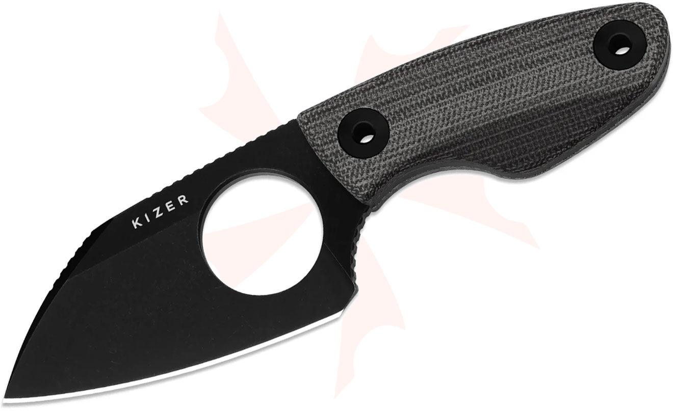 Kizer Cutlery Vincent Rizzo Nightjar Fixed Blade Knife 2.94