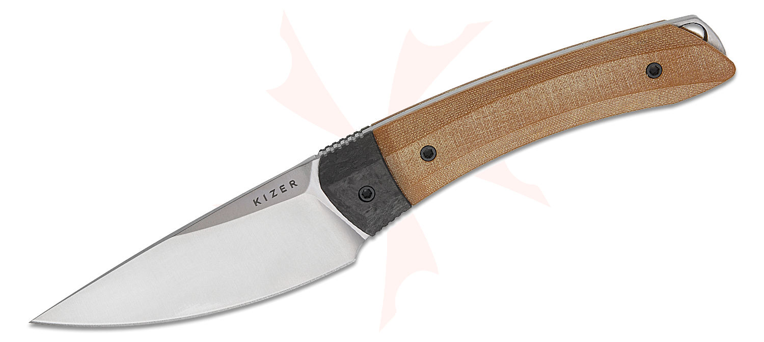 Kizer Cutlery Vladimir Legachev Momo Fix 3 Fixed Blade Knife 3.2