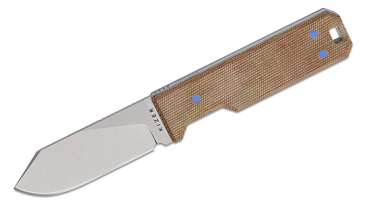 Kizer Cutlery Jordan Scolman Abrams Fixed Blade Knife 3.12
