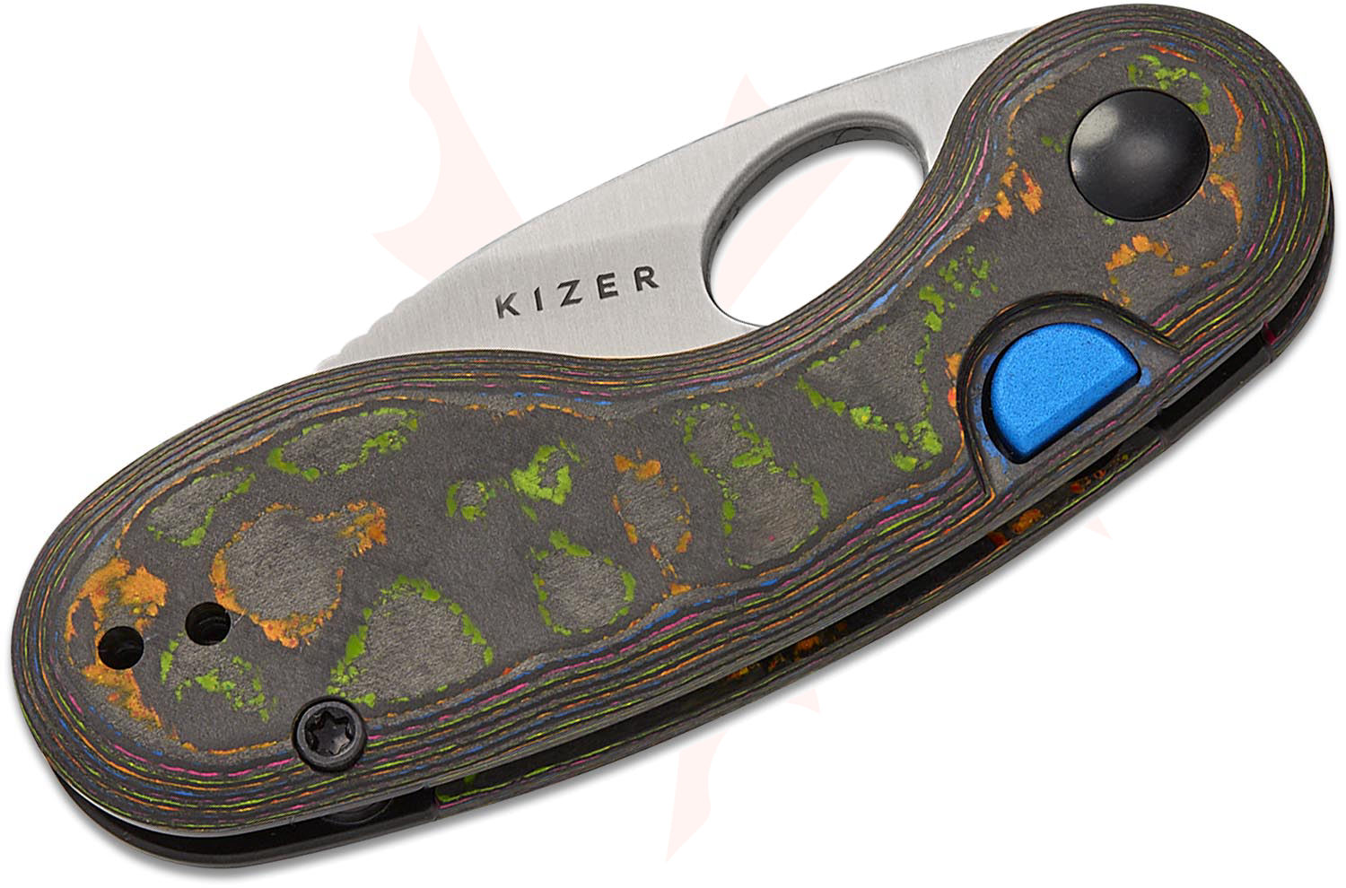 Kizer Cutlery Microbe Button Liner Lock Folding Knife 2.19