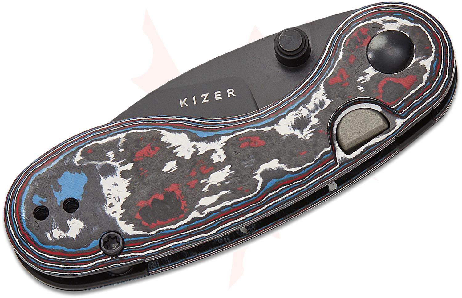 Kizer Cutlery Microbe Button Liner Lock Folding Knife 2.19