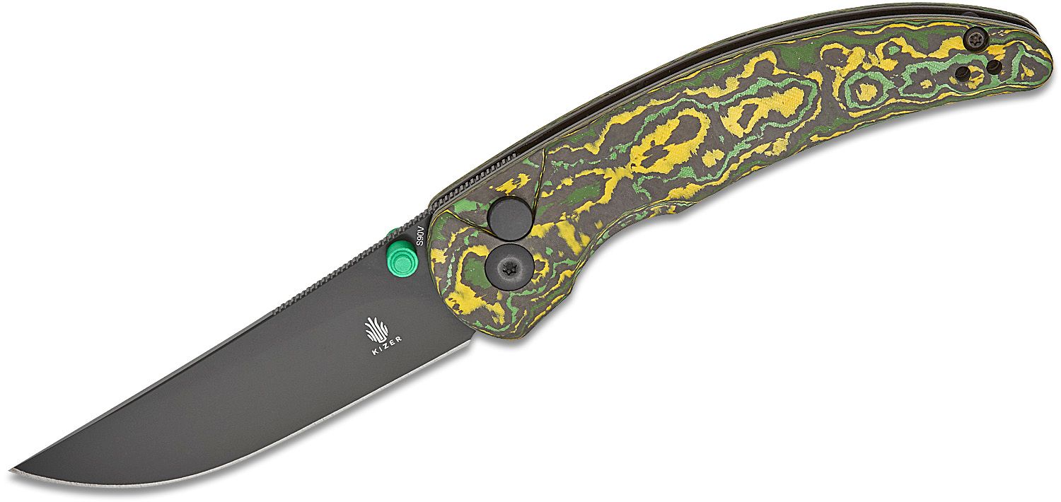 Kizer Cutlery Swaggs Chili Pepper Front Flipper Knife 3.03