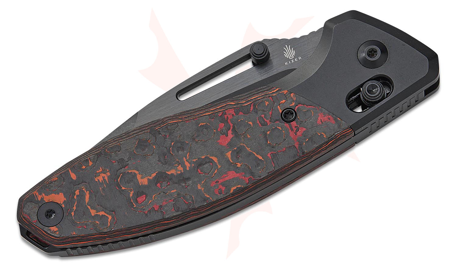 たき⭐︎ Kizer Cutlery O. SHO Bulli Clutch Lock Folding Knife 3.33