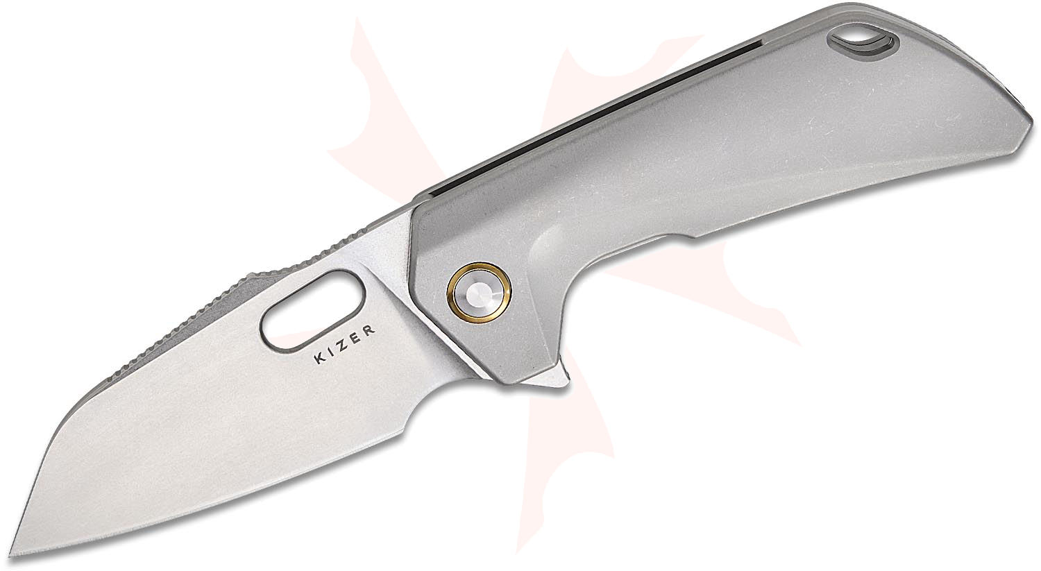 Kizer Cutlery Ben Taubert Takahe Frame Lock Flipper Knife 3.19