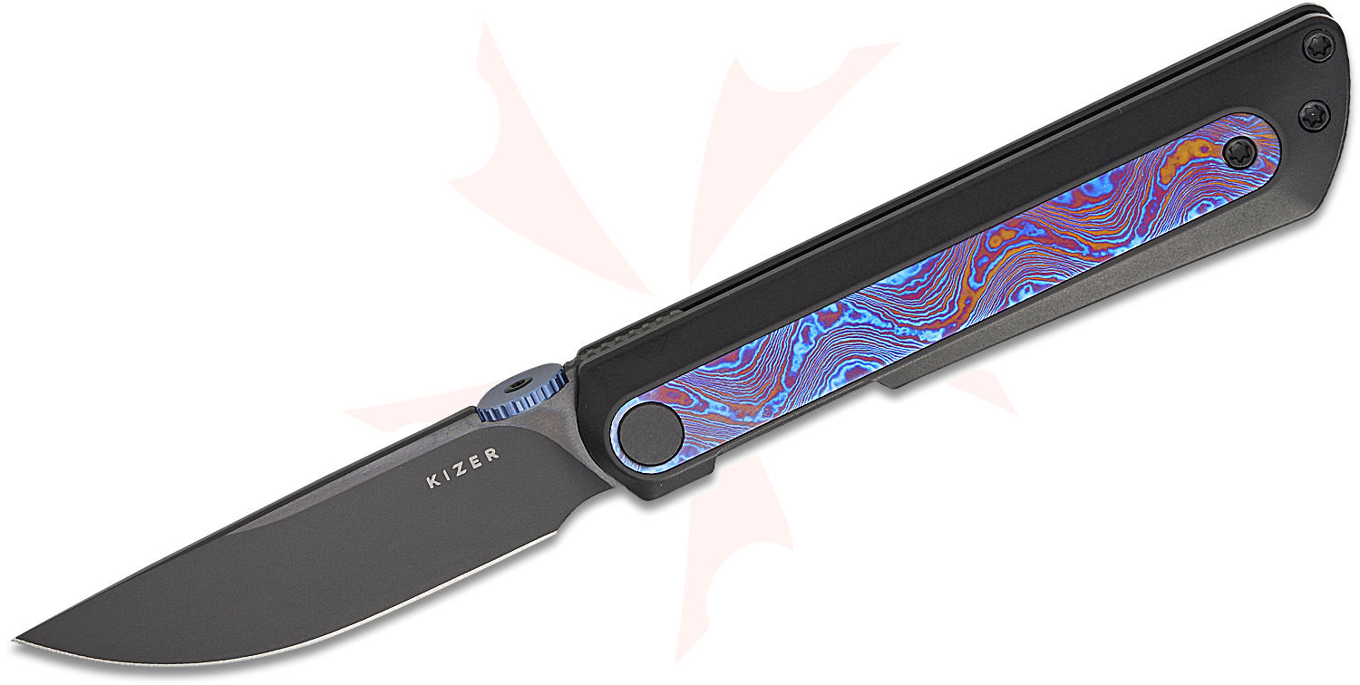 Kizer Cutlery Ben Taubert Quoll Front Flipper Knife 2.95