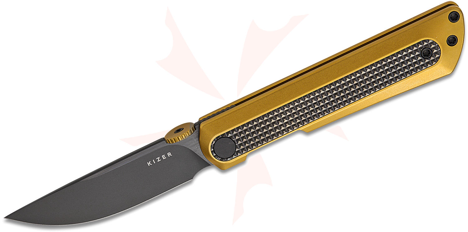 Kizer Cutlery Ben Taubert Quoll Front Flipper Knife 2.95