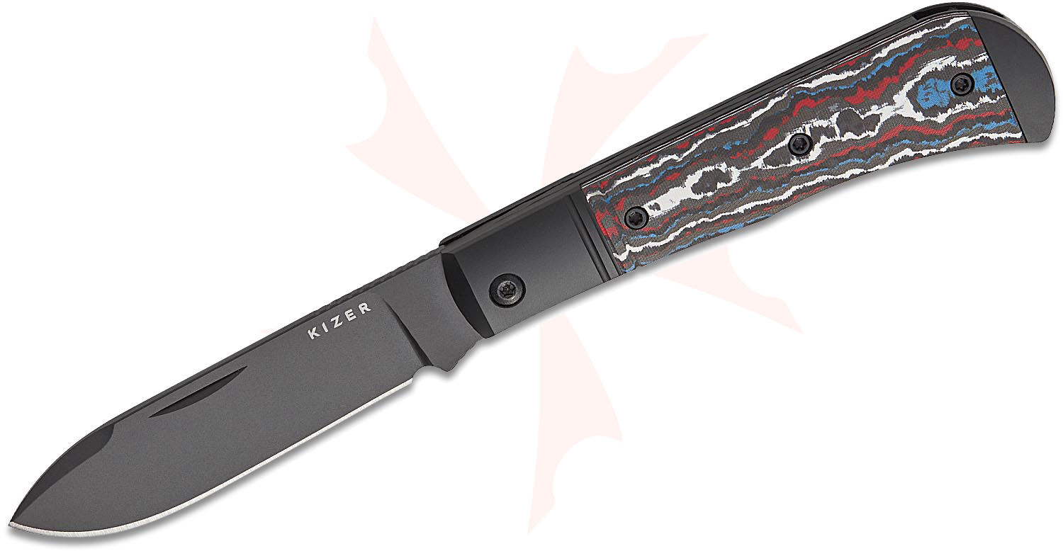 Kizer Cutlery Azo Trestle D Slipjoint Folding Knife 2.95