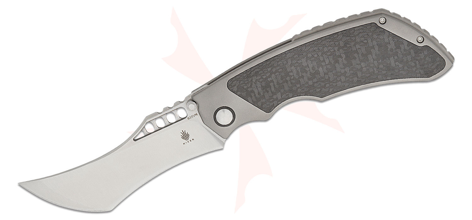 Kizer Cutlery James Lowe Huntsmen Bolster Lock Folding Knife