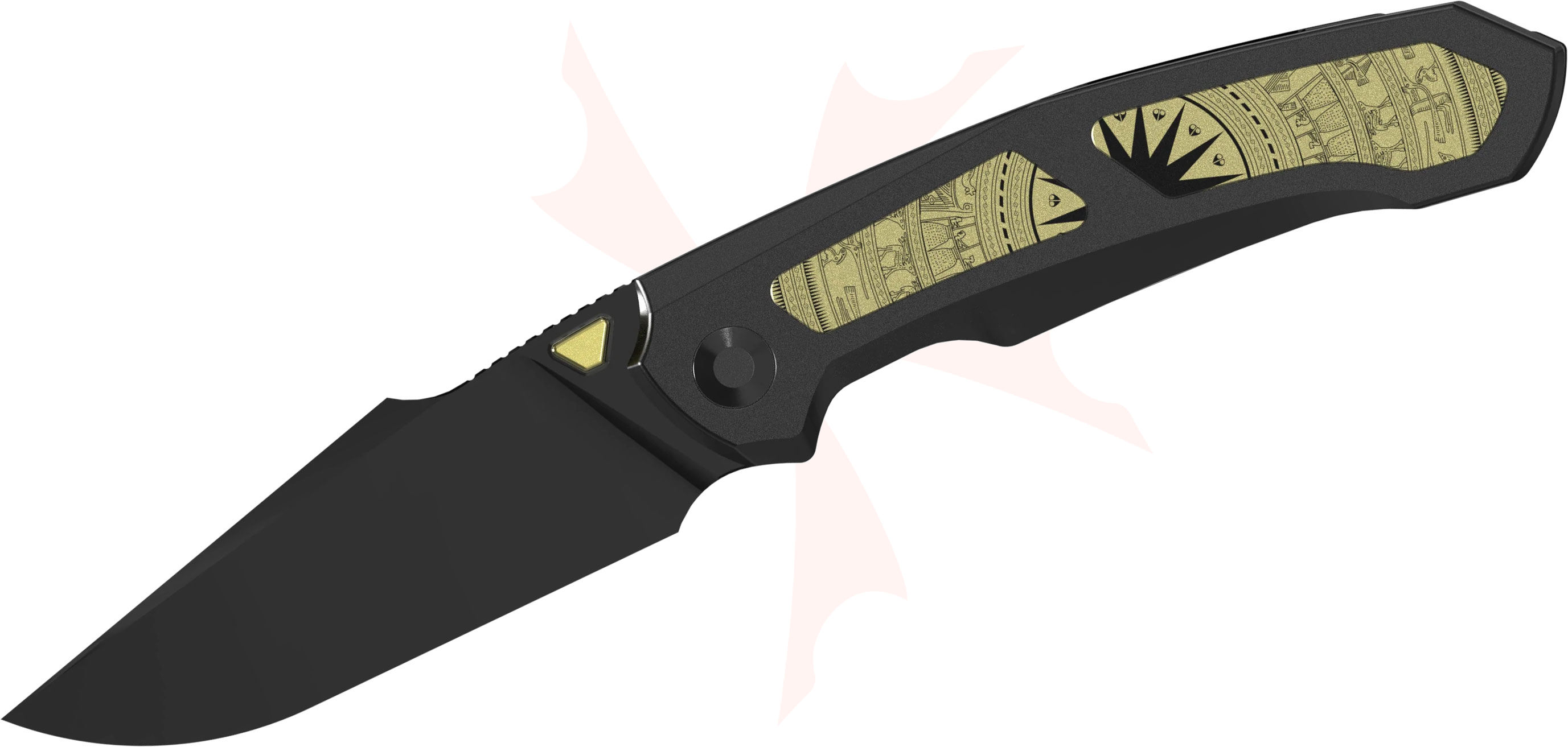 Kizer Cutlery Vu Huynh Nam Anh Feweed XL Frame Lock Front Flipper