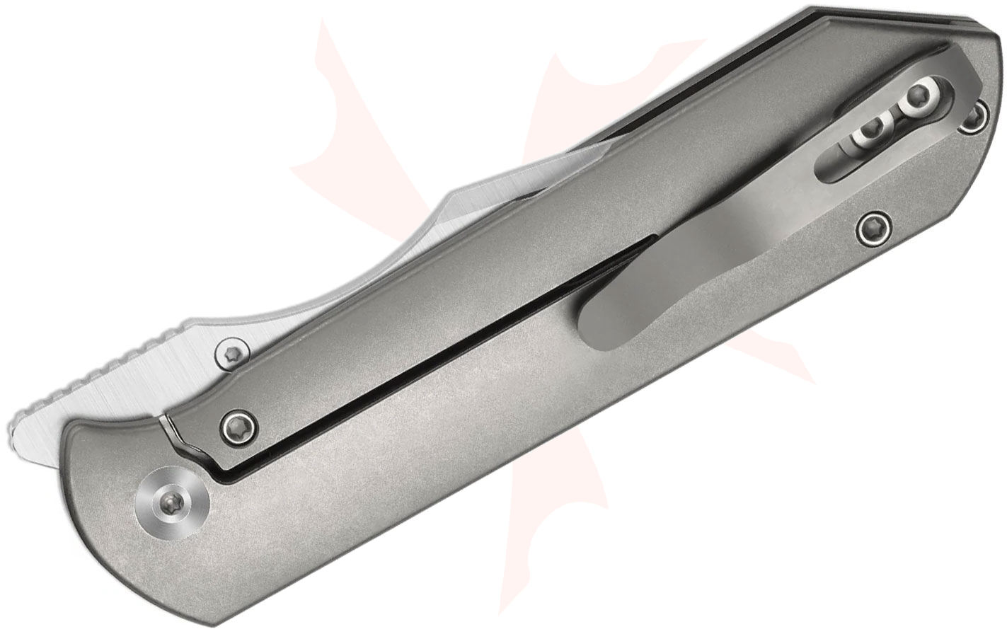 Kizer Cutlery Maverick Customs Harpoon Fold Frame Lock Front