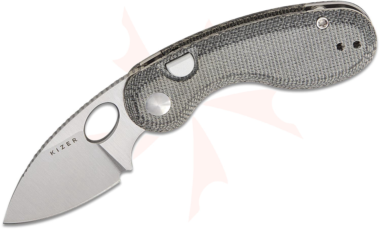 Kizer Cutlery Vanguard Microbe Button Liner Lock Folding Knife