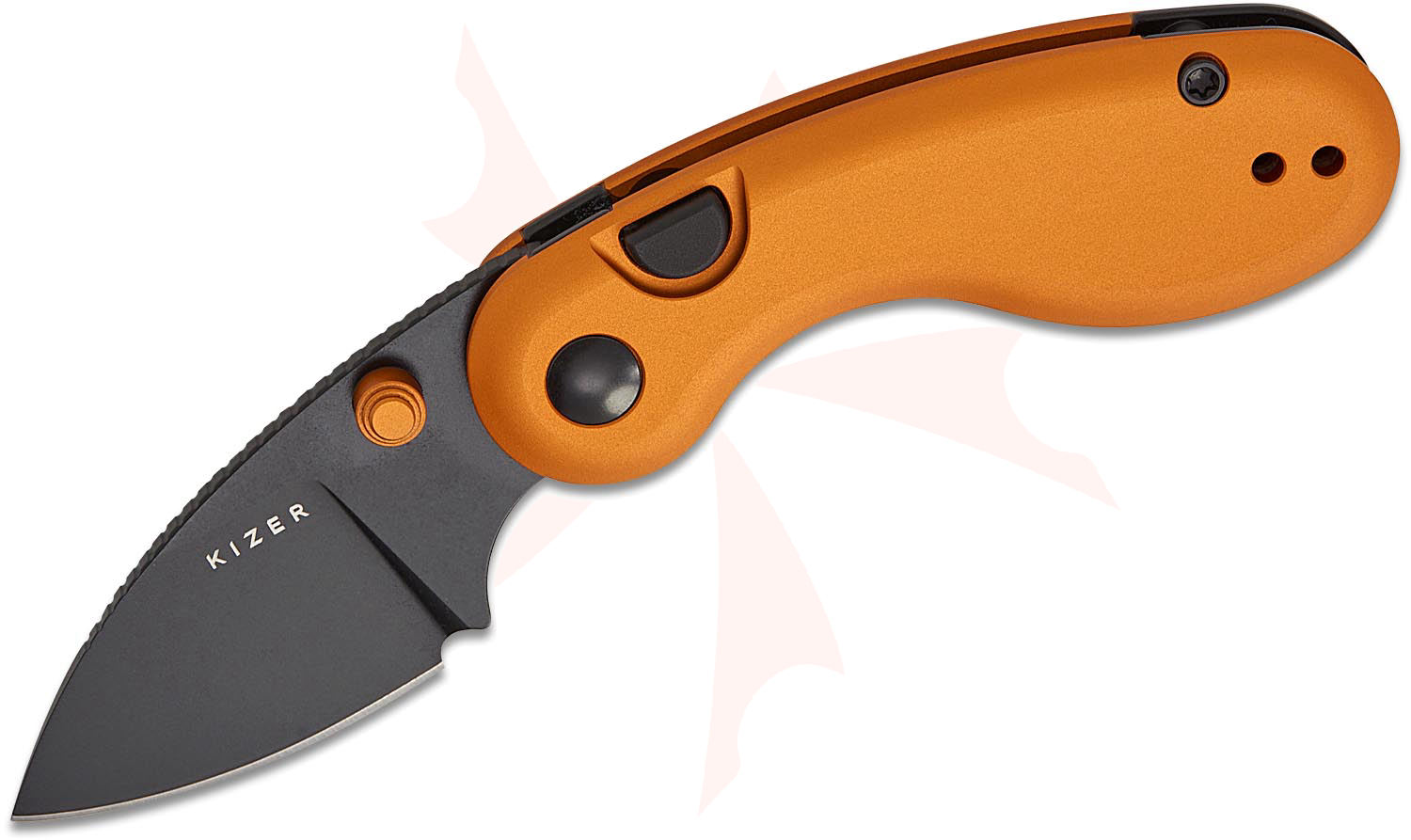 Kizer Cutlery Vanguard Microbe Button Liner Lock Folding Knife