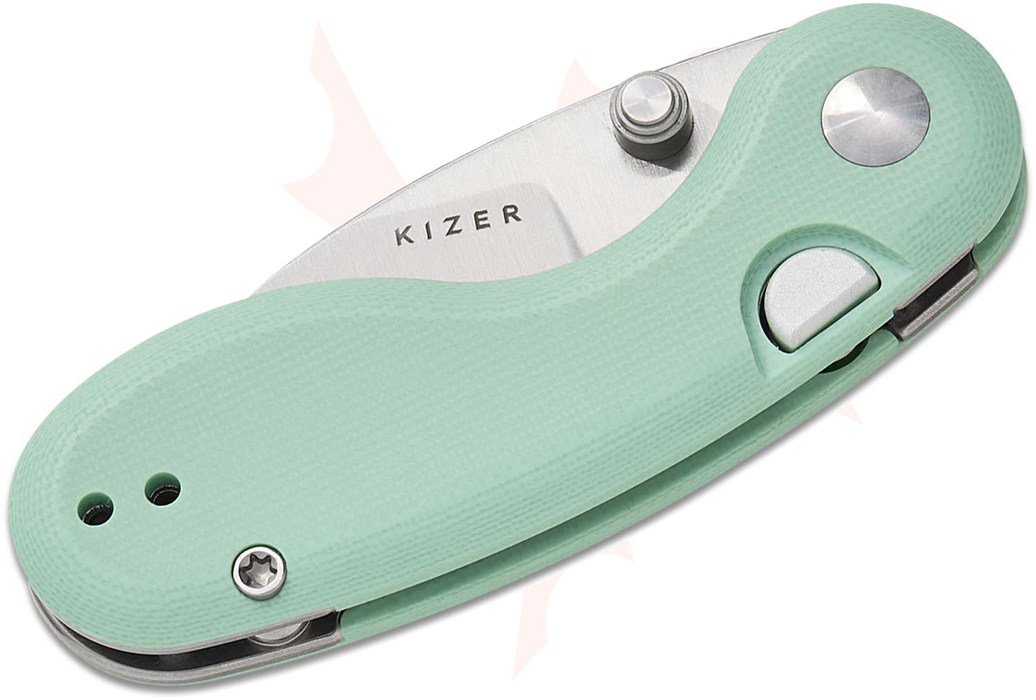 Kizer Cutlery Vanguard Microbe Button Liner Lock Folding Knife