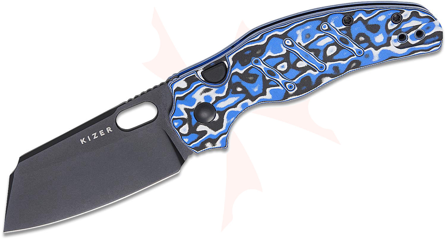 Kizer Cutlery Vanguard Sheepdog C01C 2.9 BS Button Liner Lock