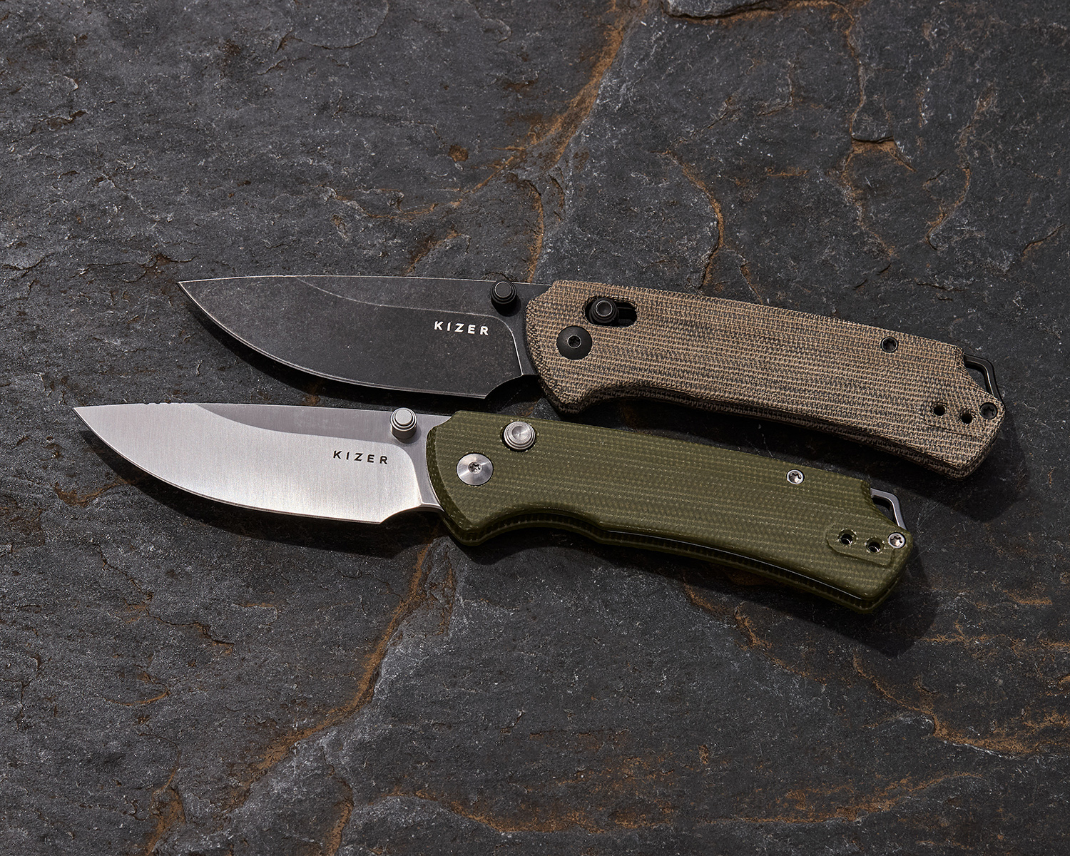 Kizer Cutlery Vanguard Ulrich Hennicke Task I (T1) BD Button Liner