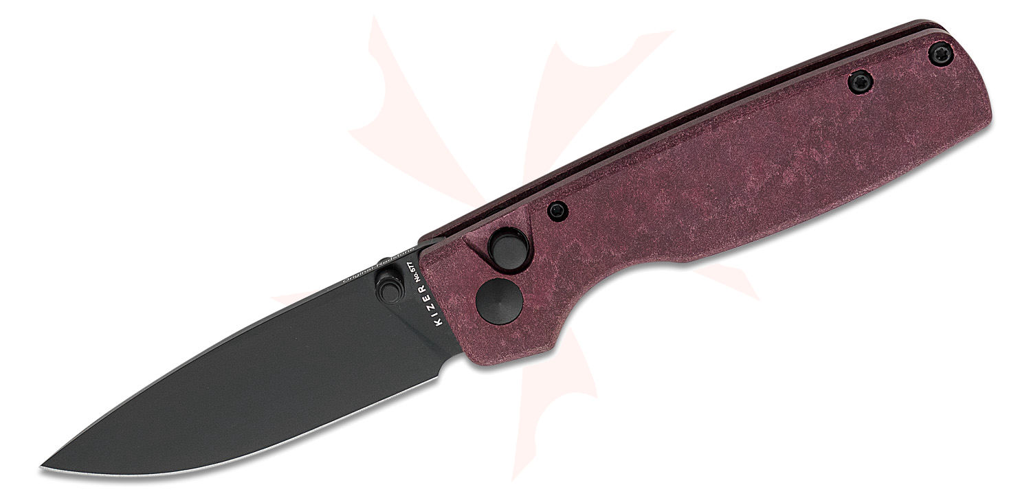 Kizer Cutlery Vanguard Original Button Lock Folding Knife