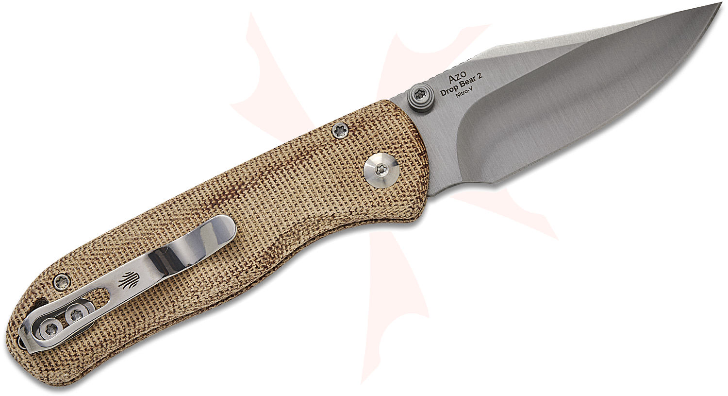 Kizer Cutlery Vanguard Azo Drop Bear 2 Button Liner Lock Folding