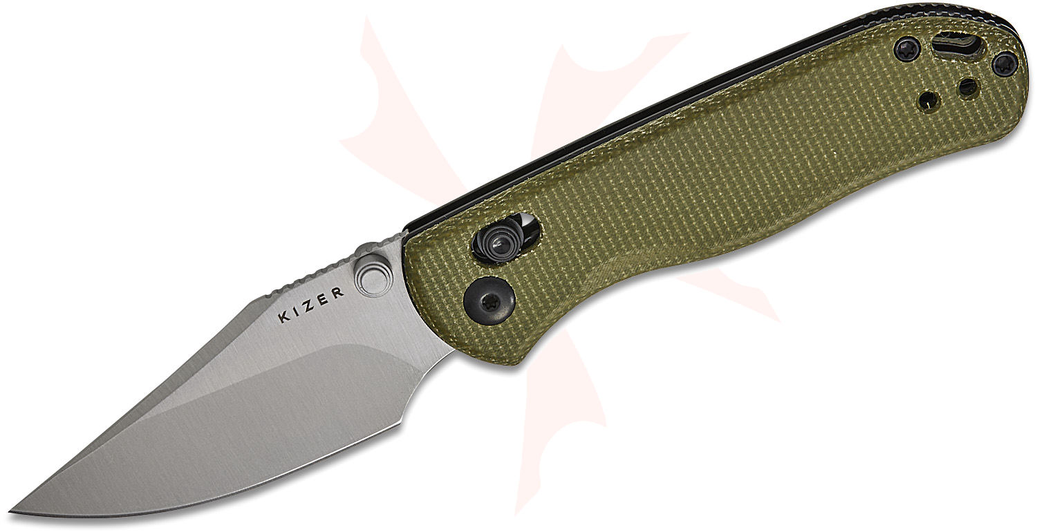 Kizer Cutlery Vanguard Azo Drop Bear 2 Clutch Lock Folding Knife