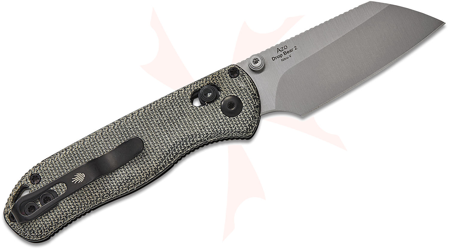 Kizer Cutlery Vanguard Azo Drop Bear 2 Clutch Lock Folding Knife