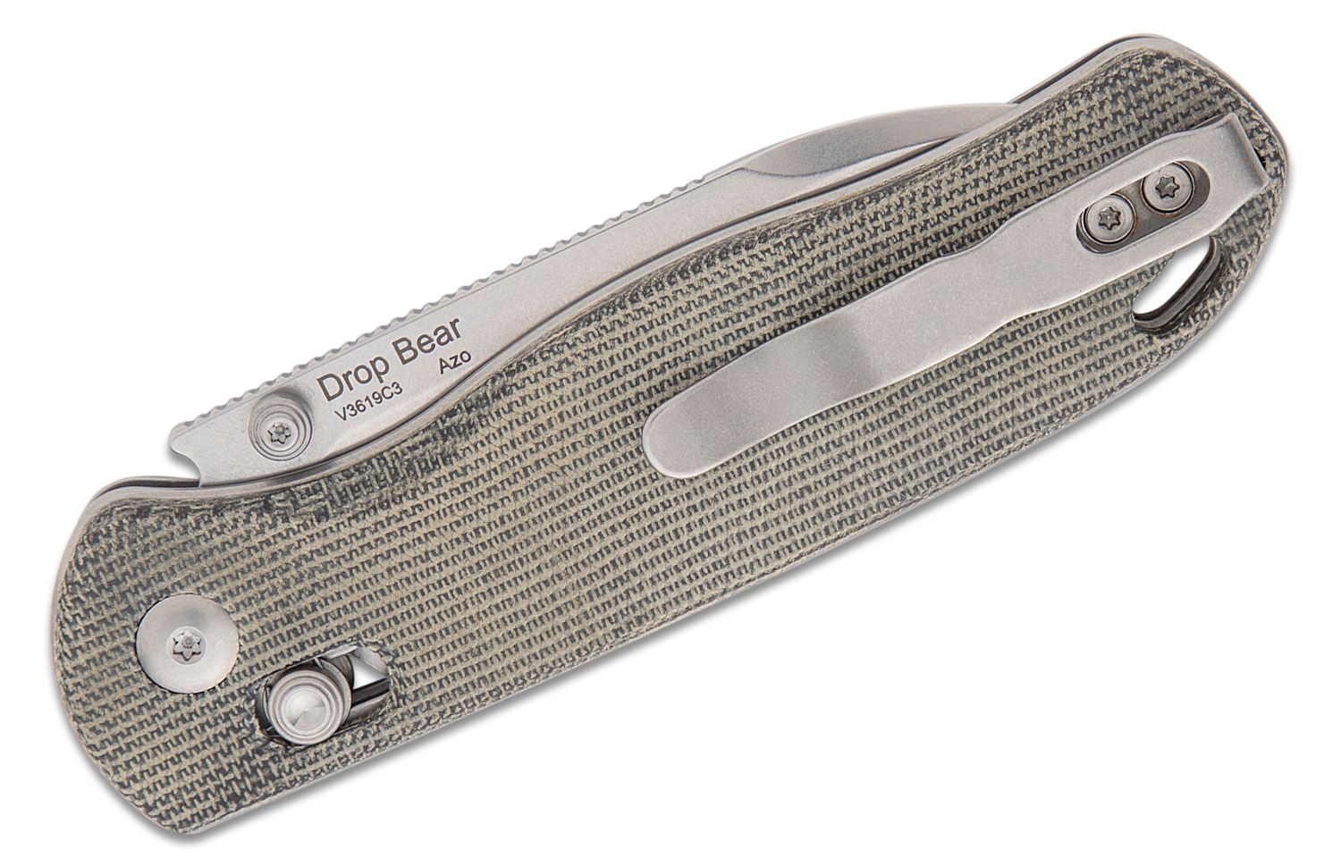 Drop Bear 2.99 Inch Micarta Handle V3619C3-Kizer