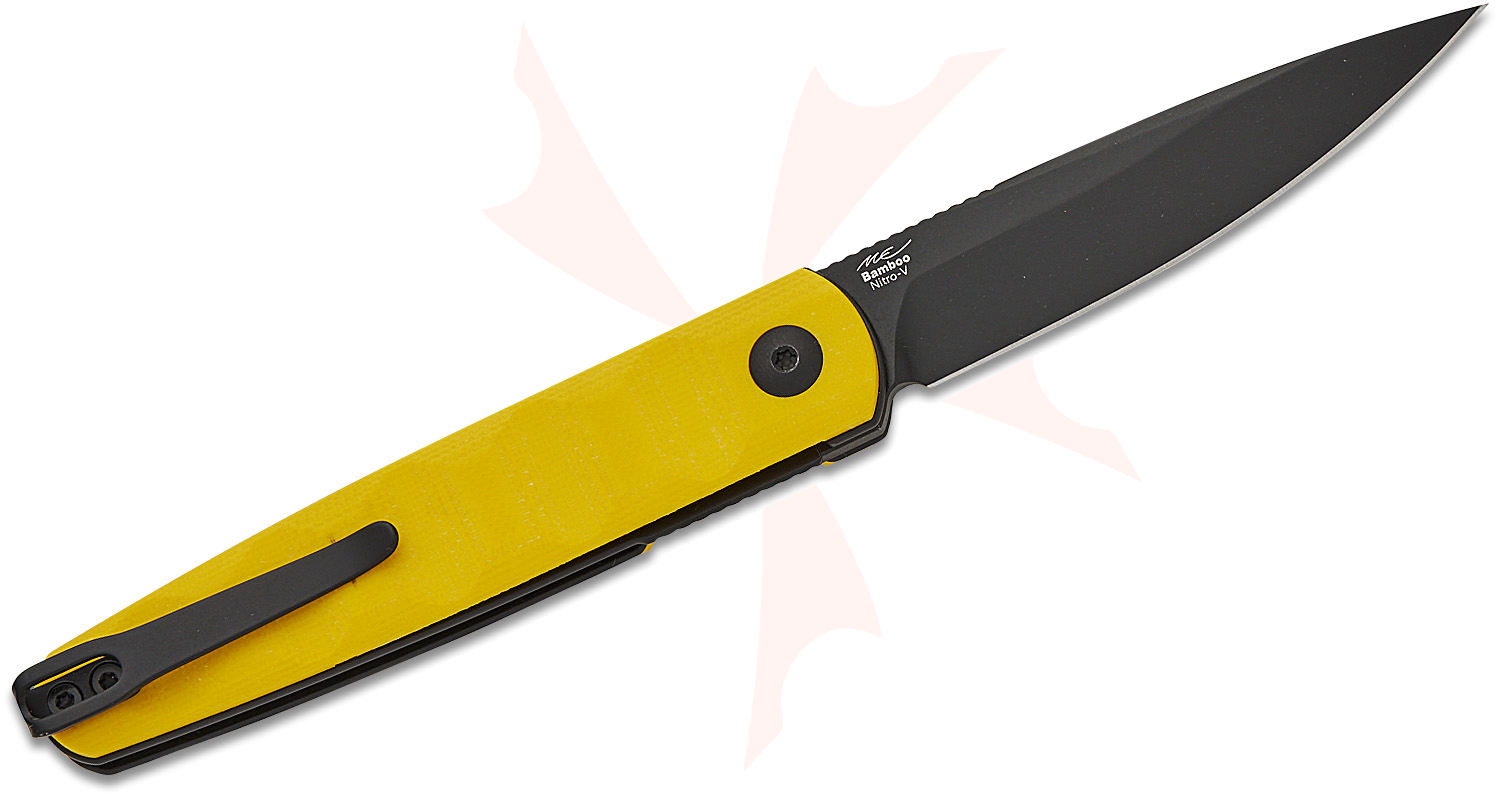 TechDraw２ Yellow Knife ModelB Boker 02MS005 Tekno Rescue X Fixed Blade Knife - Yellow