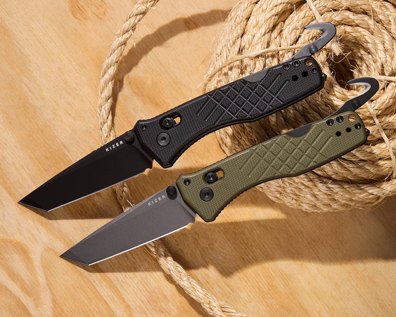 Kizer Cutlery Vanguard Aegis T Clutch Lock Rescue Folding Knife