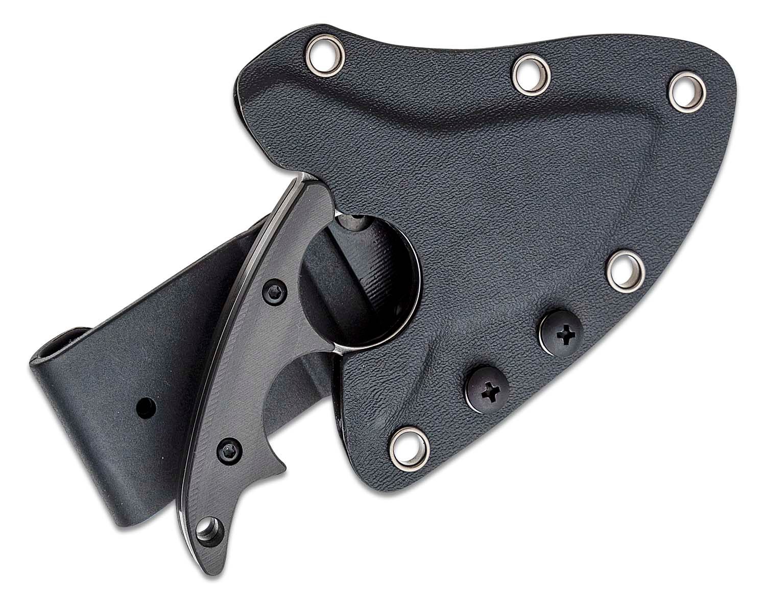 Shark Tooth N690 Black Carbon Fiber Handle 2.8 inch - Kizer