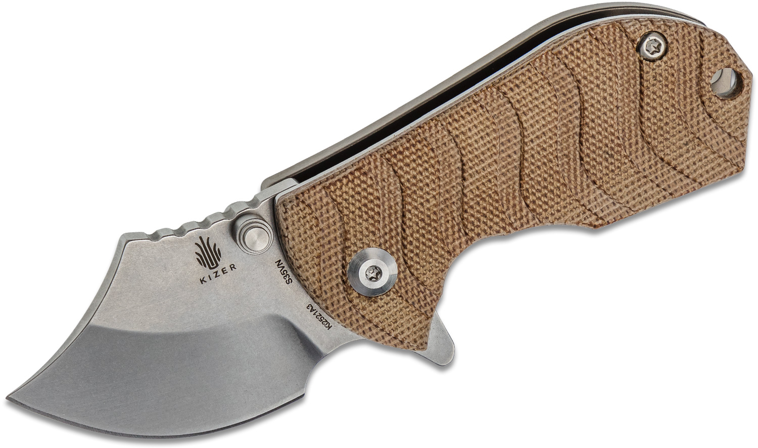 Kizer Cutlery Ki2521A3 Alex Shunnarah Flip Shank Flipper Knife