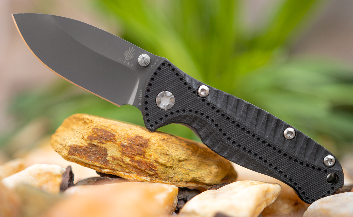 Kizer Cutlery Ki3416A1 GTi Gingrich Design Small Hunter Folding