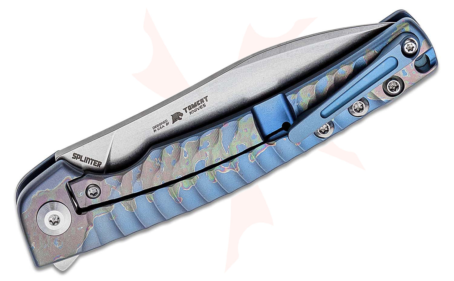 Kizer Cutlery Ki3457A2 TomCat Knives Splinter Flipper 3.375