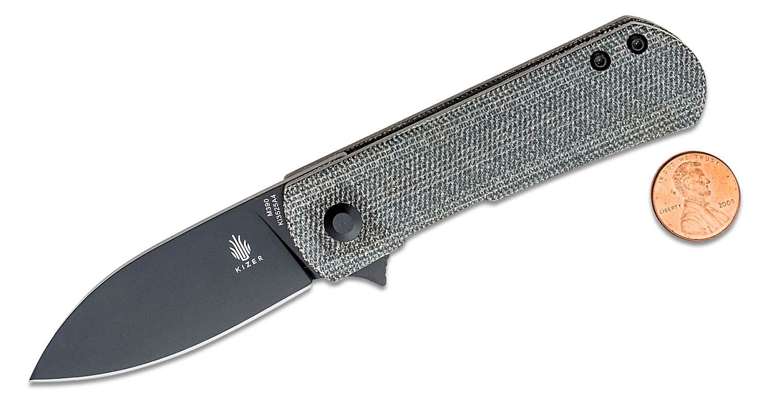 Kizer Cutlery Ki3525A4 Ray Laconico Yorkie Flipper Knife 2.55" M390 ...