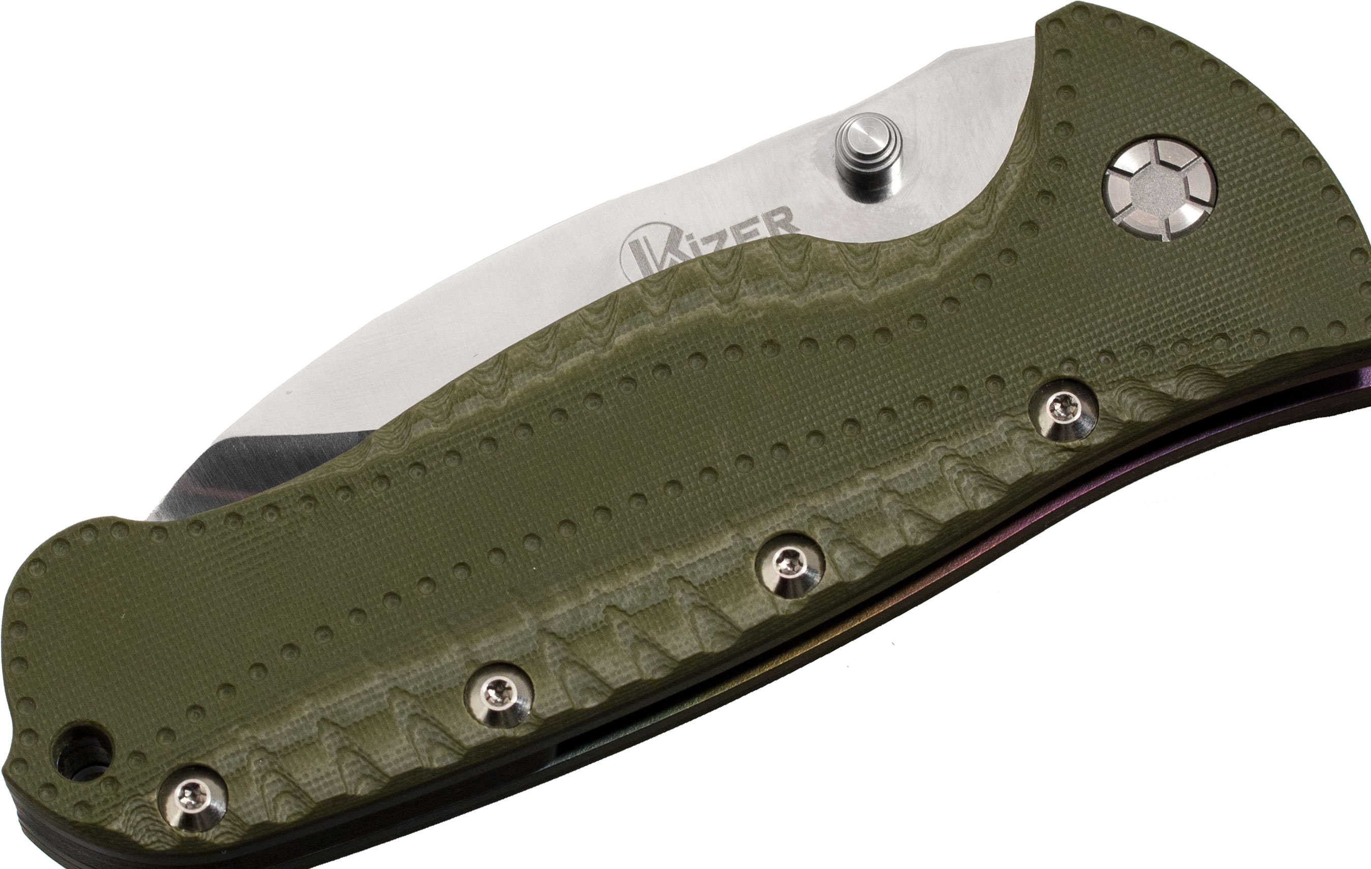 Kizer Cutlery Ki4416A2 GTi Gingrich Design Large Hunter Folding