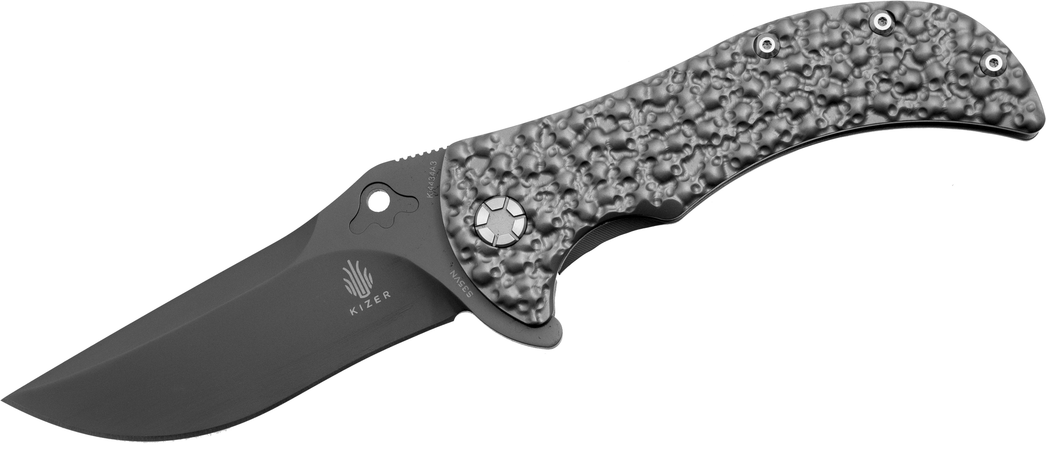 kiki  Kizer Cutlery Ki4468 Ray Laconico Intrepid Flipper 3.625