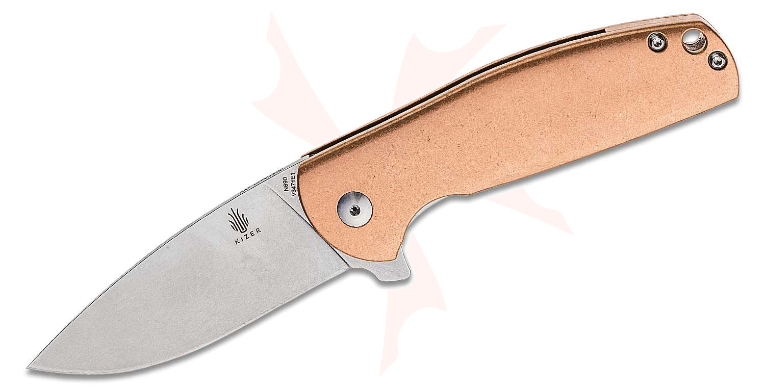 Kizer Cutlery Vanguard Ray Laconico Gemini Flipper Knife 3.125