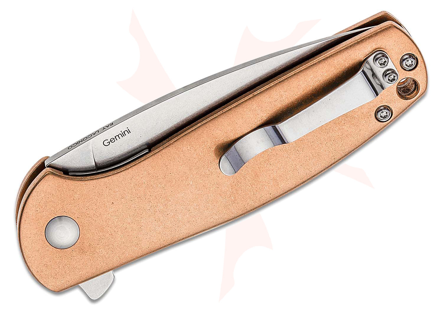 トランプ GEMINI Superfly Butterfingers Red Kizer Cutlery Vanguard Ray Laconico Gemini Flipper Knife