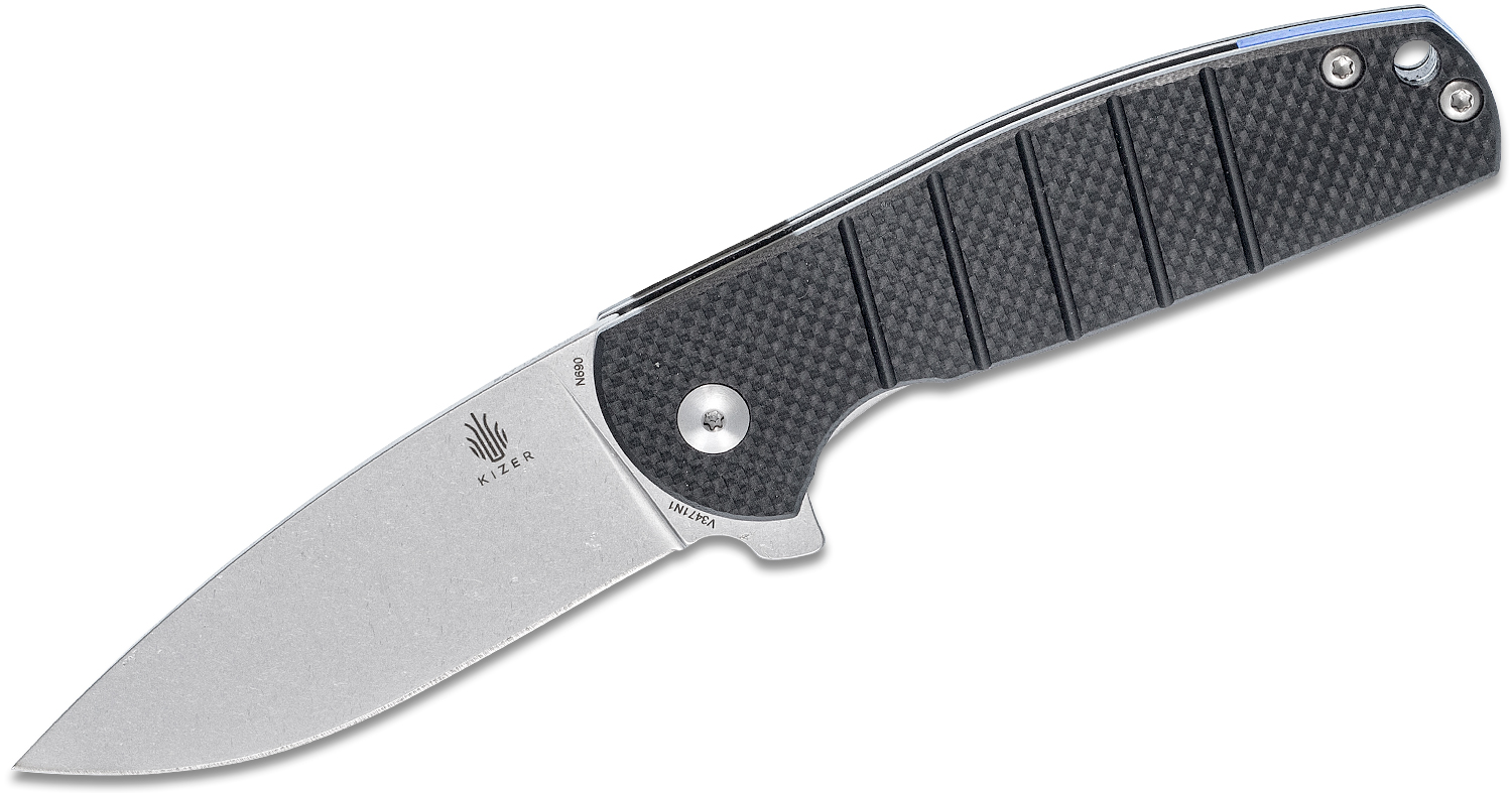 Kizer Cutlery Vanguard Ray Laconico Gemini Flipper Knife 3.125