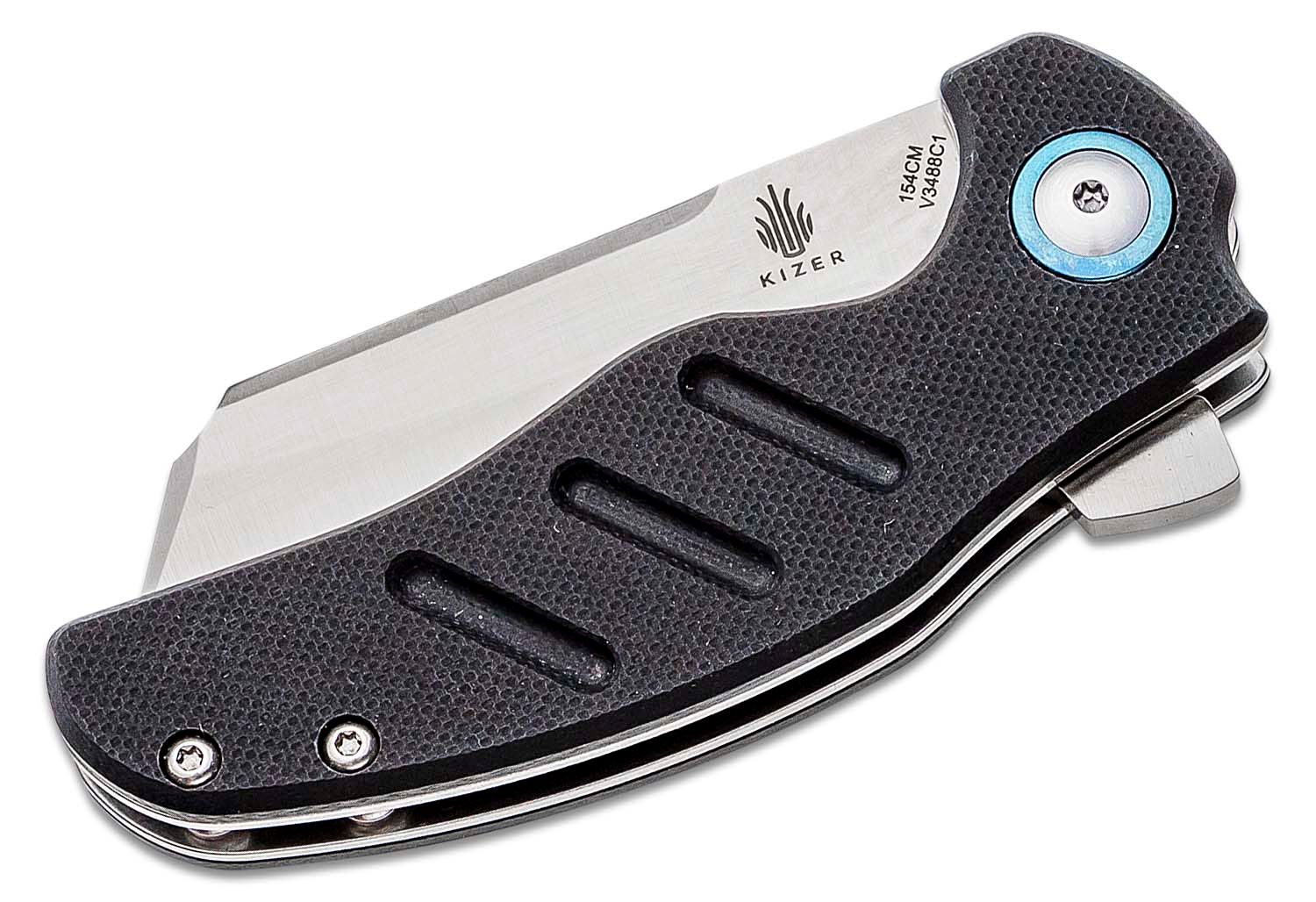 Kizer Cutlery Vanguard Mini Sheepdog C01C Flipper Knife 2.63" 154CM ...