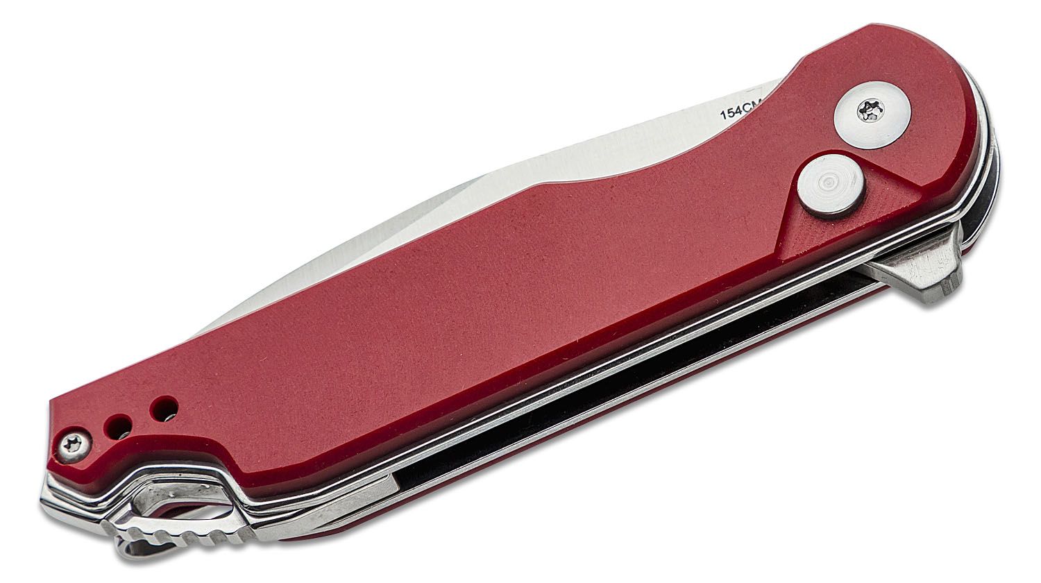 Kizer Cutlery Assassin Folding Knife 3" 154CM Steel Blade Red Micarta  Handle