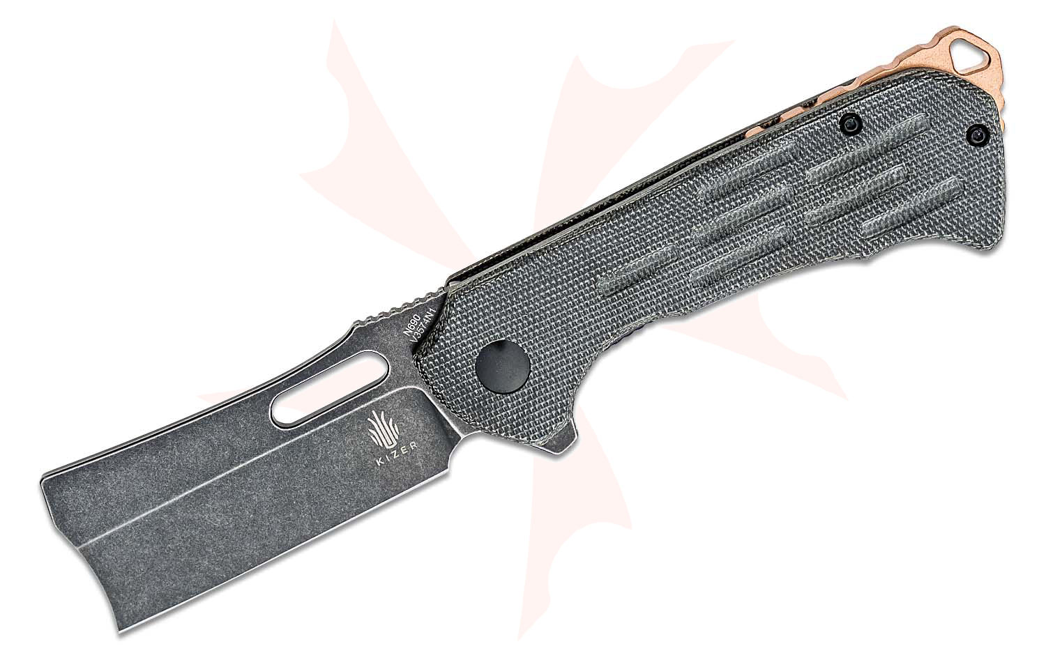 Black Pearl キュー Black Pearl キュー Kizer Cutlery Vanguard D.O.C.K. Quatch Flipper