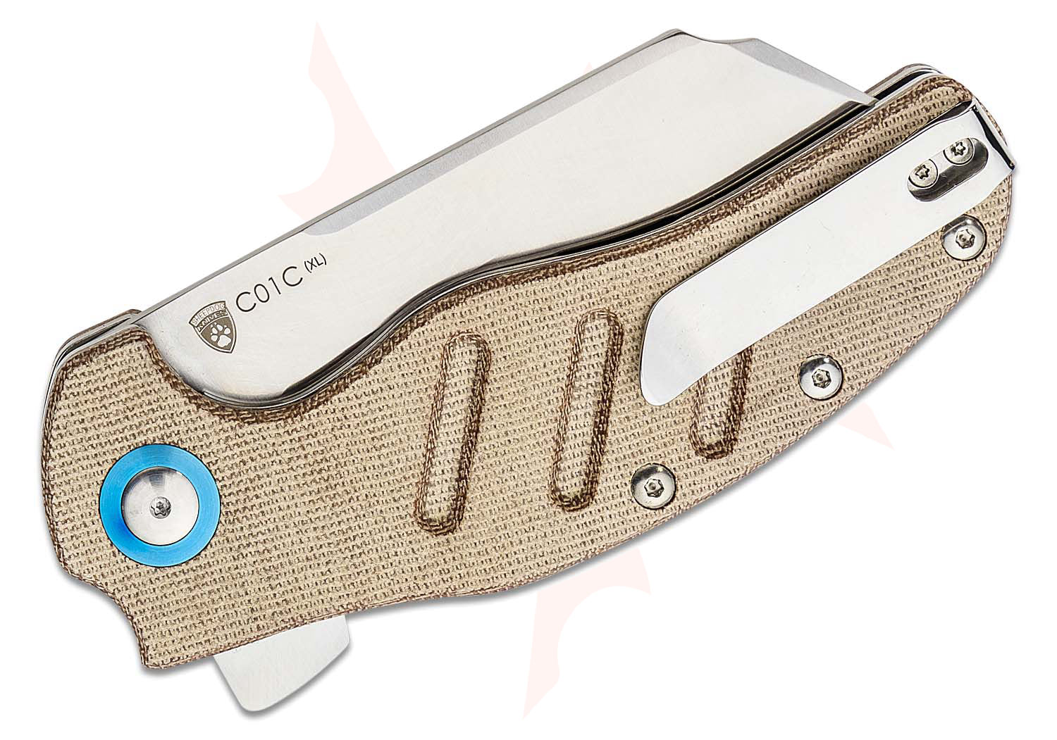 Kizer Cutlery Vanguard Sheepdog XL C01C Flipper Knife 3.9