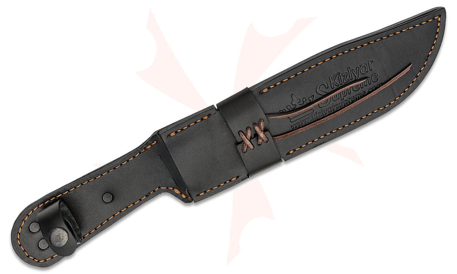 Kizlyar Supreme Bastardo Fixed Blade Knife 8.5" Sleipner Satin Clip ...