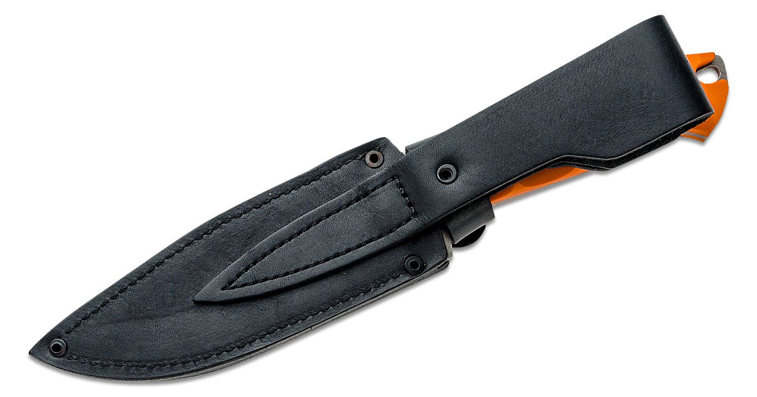 Sheath --- Leather - Black - (4.75 inch blades)