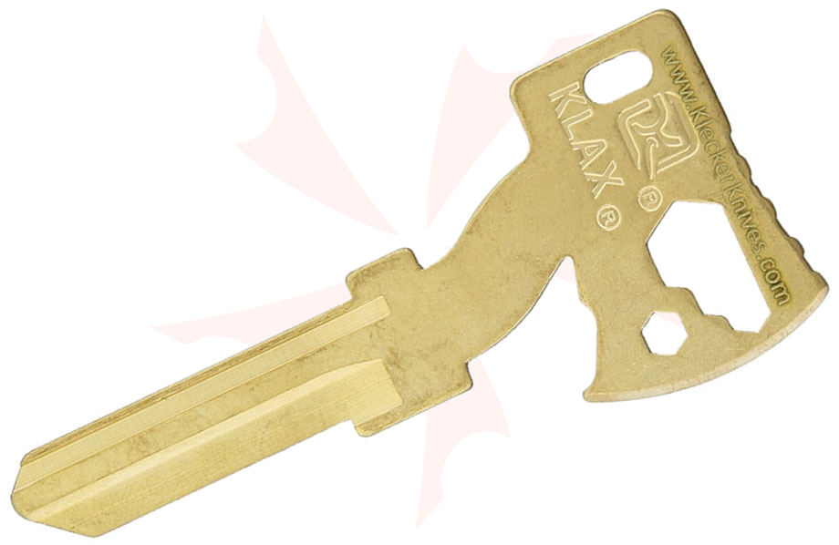s*6様 ■新品 Klecker Knives ツール4点セットKeyBar等に Klecker KLAX Key Blank Multifunctional Tool, Brass - KnifeCenter