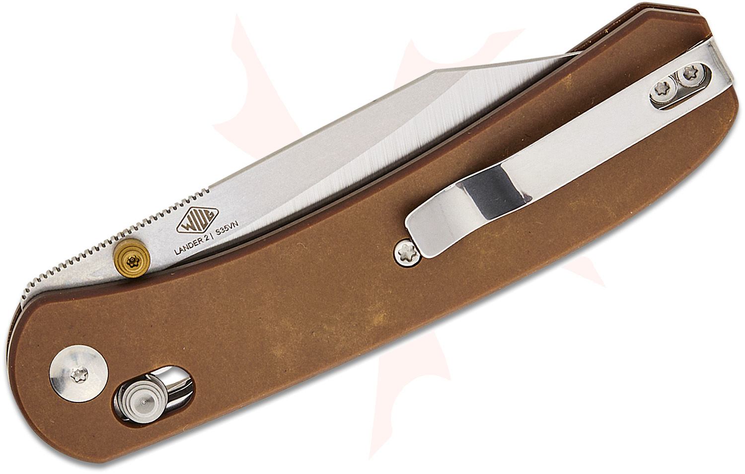 Knafs Co. Lander 2 Clutch Lock Folding Knife 3.25