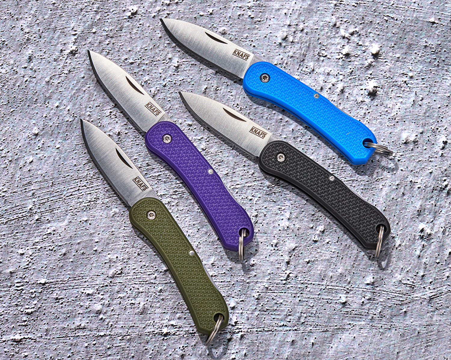 Knafs Co. Lander 6 Keychain Lockback Folding Knife 1.55